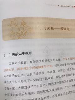 二、母关系   爱缺点（三）什么是优点和缺点？