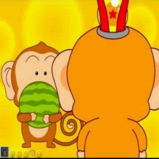 《猴吃西瓜》
