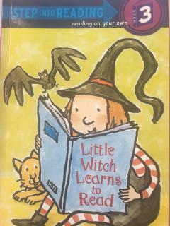Little witch learns to read