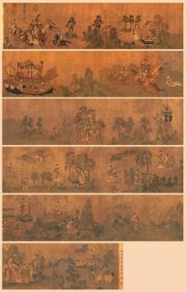 宋人摹顾恺之《洛神赋图》卷-辽宁省博物馆