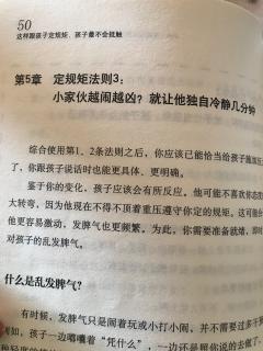 定规矩法则3小家伙越闹越凶？怎么办