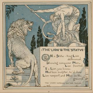 伊索寓言 The Lion and the Statue