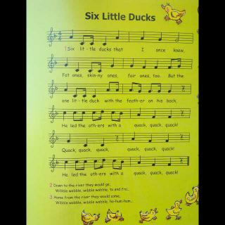 Six Little Ducks