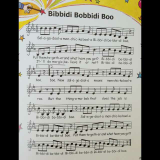 Bibbidi Bobbidi Boo