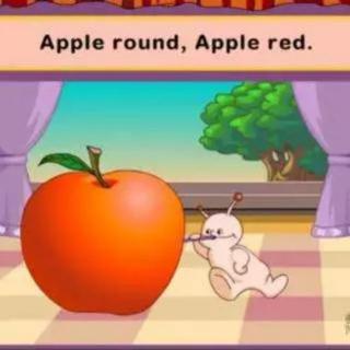 【艾玛唱童谣】磨耳朵 Apple Round Apple Red