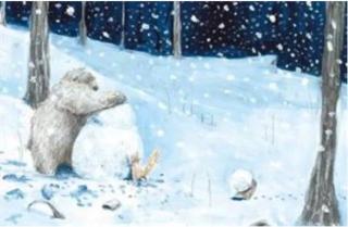 绘本故事《松鼠松鼠先生和第一场雪》