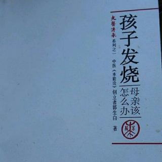 2孩子发烧，母亲该怎么办（出版感言梁冬）