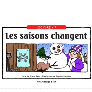 Les saisons changent