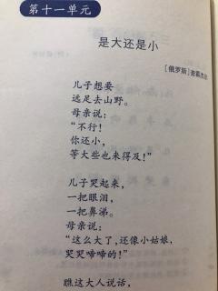 日诵三年级（上）——第十一单元