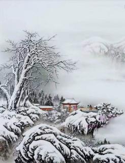 李白的那场雪❄️作者：贺丰