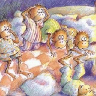 Five little monkeys jump on the bed