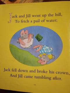 Jack and Jill went up the hill