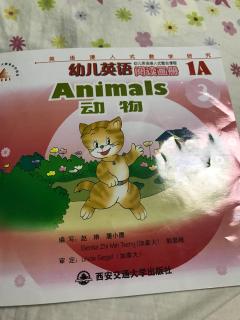 幼儿英语阅读画册1A animals