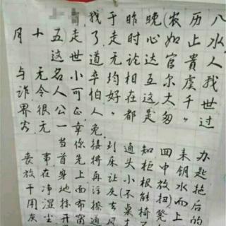 八十一岁的“我”的遗书