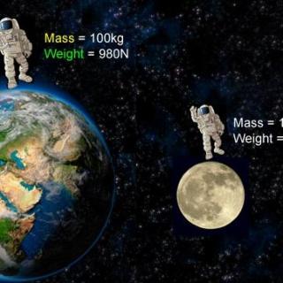 你的体重是多少？体重是weight，还是mass？