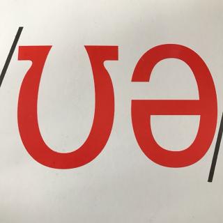 音标卡片家默版 P20 双元音u