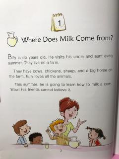 1-1 Where does milk come from?