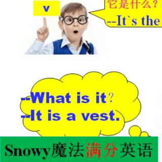 Snowy老师魔法满分英语vest