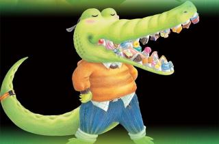 ❤️【忻州澳真国际儿童俱乐部晚安故事】之《小鳄鱼的糖果牙齿》