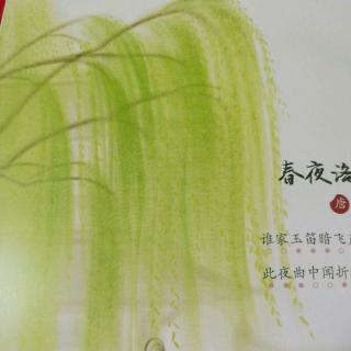 唐诗胎教《折柳赠离别》——小石榴妈妈