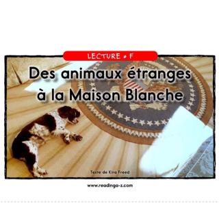 Des animaux étranges à la Maison Blanche