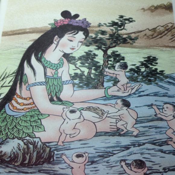 中国神话故事《女娲造人》