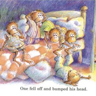 Five little monkeys jumped on the bed