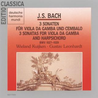 Johann Sebastian Bach Sonata for Víola da gamba and Harpsichord in D Major, BWV 1028 - IV