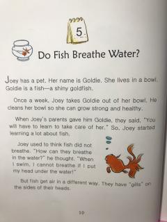 1-5 Do fish breathe water?