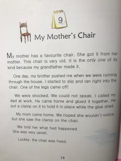 1-9 My mother's chair