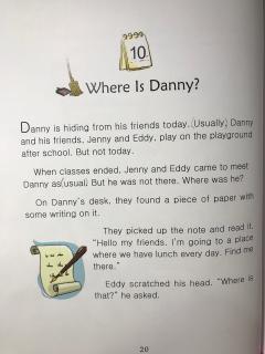 1-10 Where is danny?