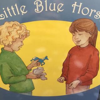 The little Blue horse