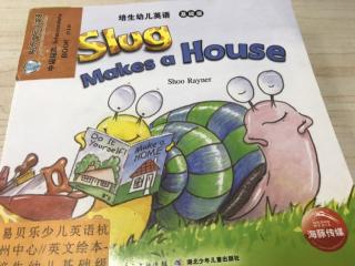 Slug makes a house