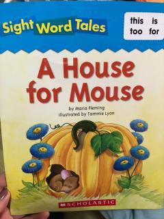 【猫娃读英文绘本】A house for mouse