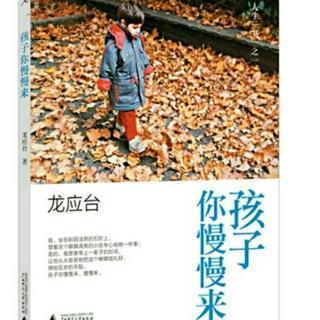 龙应台《孩子你慢慢来》7