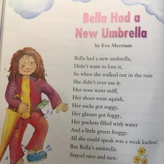 英文诗：Bella Had a New Umbrella