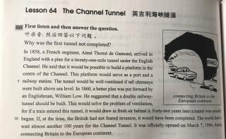 Lesson64 The Channel Tunnel