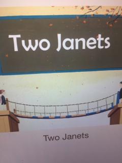 英文绘本～Two Janets