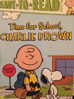 Time for School - Charlie Brown