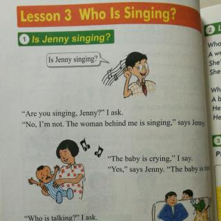 冀教五下（3起点）Lesson3 Who is singing?