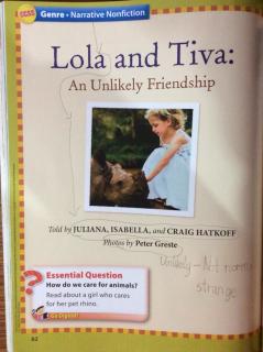 G2 Literature u1w4 - Lola and Tiva