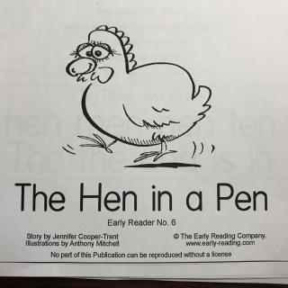 the hen in a pen