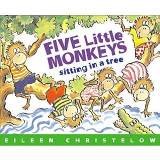 【艾玛读绘本】磨耳朵 Five Little Monkeys Sitting in a Tree