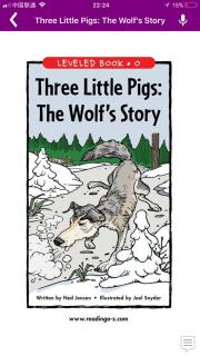 Three Little Pigs：The Wolf's Story | Level | Reading a-z