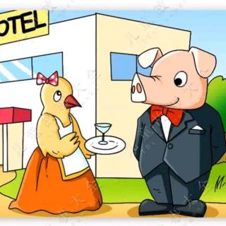 童话故事---大猪先生开旅店