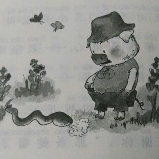 91-100页《小猪唏哩呼噜》上，小猪和蛇1