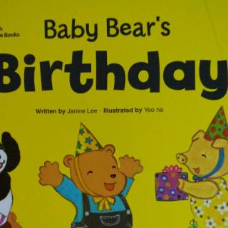 甜心英语《baby bear's birthday》