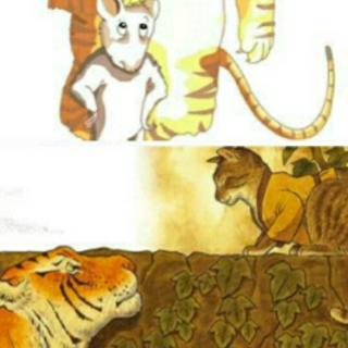 东阿棒孩子幼儿园晚安故事《小猫和老虎》