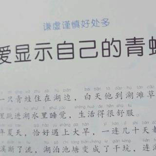 睡前故事《爱显示自己的🐸青蛙》