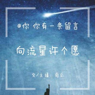 【留言】向流星许个愿望丨南瓜